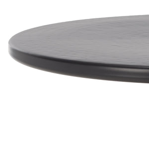 Safavieh Iruma Round Accent Table - Contemporary Sculptural Design, Solid Iron, Black Hammered Finish For Style ACC4618A
