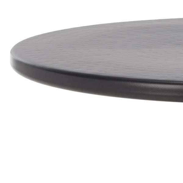 Safavieh Iruma Round Accent Table - Contemporary Sculptural Design, Solid Iron, Black Hammered Finish For Style ACC4618A
