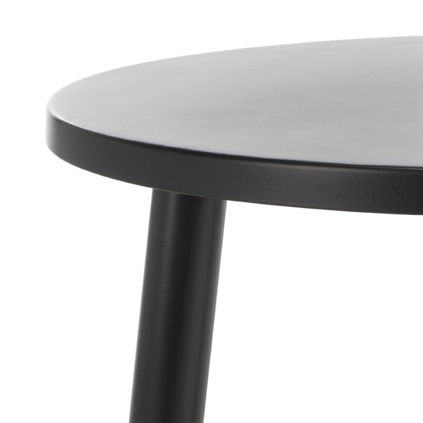 Safavieh Ivitrio Minimalist Round Accent Table - Sleek Black Iron Design For Modern & Transitional Spaces ACC4619A