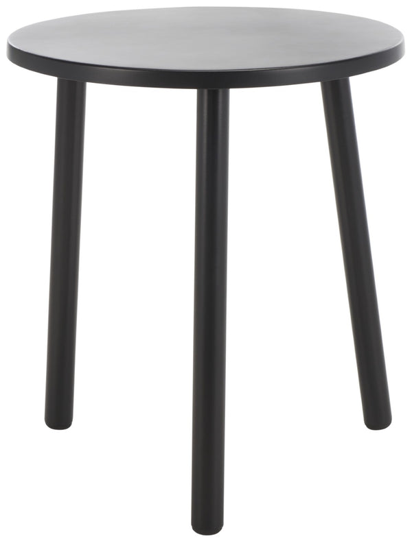 Safavieh Ivitrio Minimalist Round Accent Table - Sleek Black Iron Design For Modern & Transitional Spaces ACC4619A