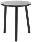 Safavieh Ivitrio Round Accent Table XII23 Black  ACC4619A