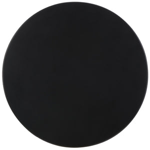 Safavieh Ivitrio Minimalist Round Accent Table - Sleek Black Iron Design For Modern & Transitional Spaces ACC4619A