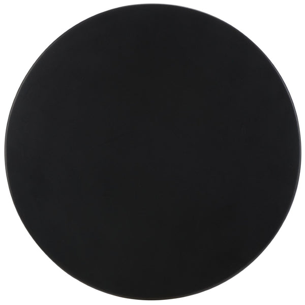Safavieh Ivitrio Minimalist Round Accent Table - Sleek Black Iron Design For Modern & Transitional Spaces ACC4619A