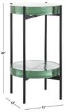 Safavieh Noham Side Table Clear / Black ACC5502A