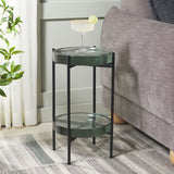 Safavieh Noham Side Table Clear / Black ACC5502A