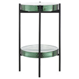 Safavieh Noham Side Table Clear / Black ACC5502A