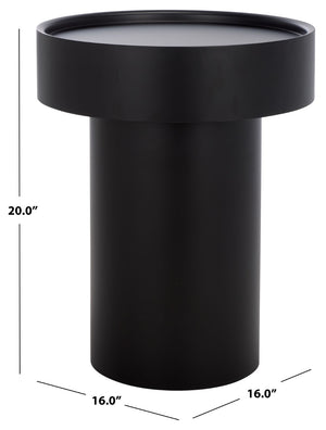 Safavieh Avony Side Table - Modern Black Accent Table For Living Room, Bedroom, Or Office - Versatile Design ACC5505A