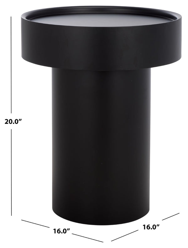 Safavieh Avony Side Table - Modern Black Accent Table For Living Room, Bedroom, Or Office - Versatile Design ACC5505A