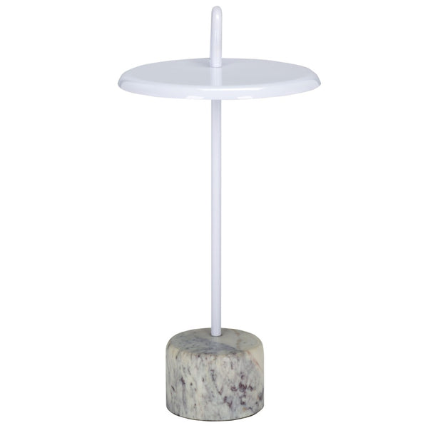 Safavieh Daichi Side Table - Modern Minimalist Accent Table With Durable Metal Frame & Crisp White Finish ACC5506A