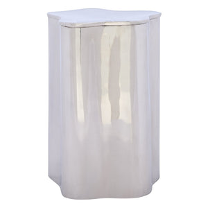 Safavieh Tonnie Side Table: Modern Silver Accent For Living Rooms, Bedrooms & Versatile Decor Solutions ACC5508A