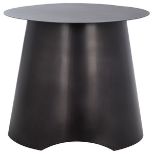 Safavieh Aminchy Vintage-Inspired Side Table In Antique Black Metal - Stylish, Compact & Versatile Accent Piece ACC5509A