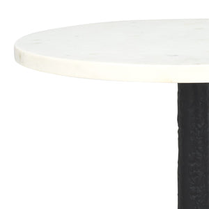 Safavieh Avanni Side Table - Glamorous Design With Compact Elegance For Living Rooms, Bedrooms, And More Black / Ivory ACC5510B
