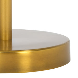 Safavieh Hentry Side Table – Elegant Gold/Mirror Finish, Compact Design For Modern & Glam Living Spaces ACC5512A