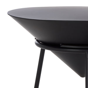 Safavieh Apuline Side Table - Sleek Black Metal Accent For Modern Home Decor, Versatile & Stylish Addition Black Metal Acc5513a