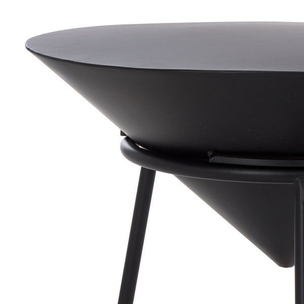 Safavieh Apuline Side Table - Sleek Black Metal Accent For Modern Home Decor, Versatile & Stylish Addition Black Metal Acc5513a