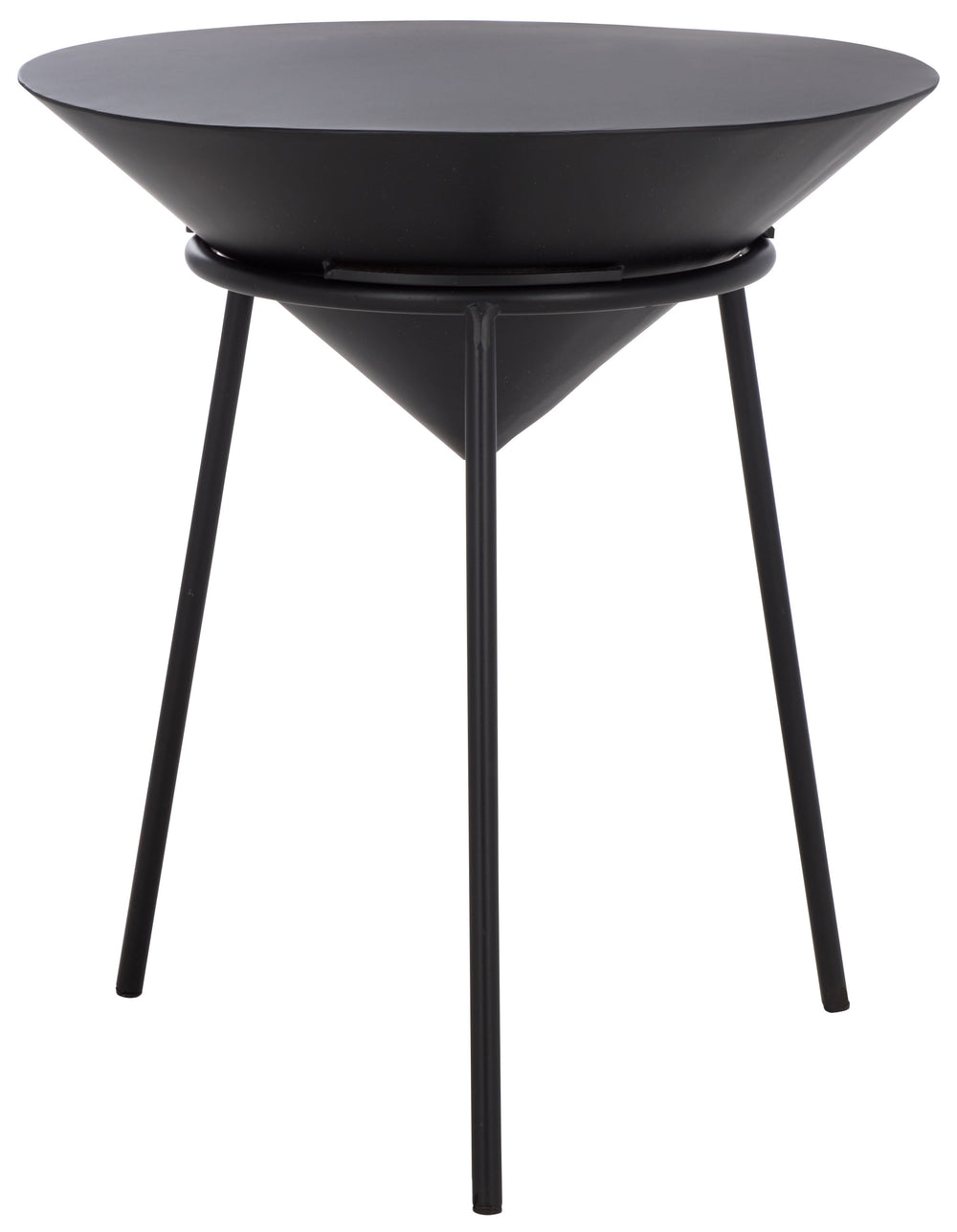 Safavieh Apuline Side Table - Sleek Black Metal Accent For Modern Home Decor, Versatile & Stylish Addition Black Metal Acc5513a