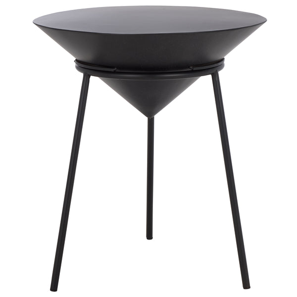 Safavieh Apuline Side Table - Sleek Black Metal Accent For Modern Home Decor, Versatile & Stylish Addition Black Metal Acc5513a