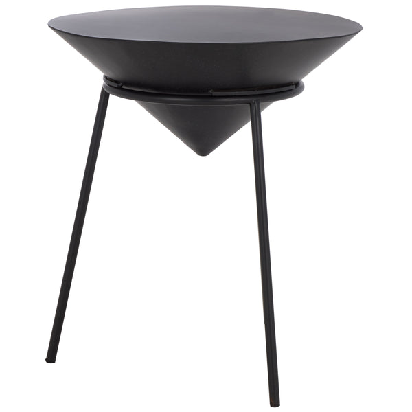 Safavieh Apuline Side Table - Sleek Black Metal Accent For Modern Home Decor, Versatile & Stylish Addition Black Metal Acc5513a