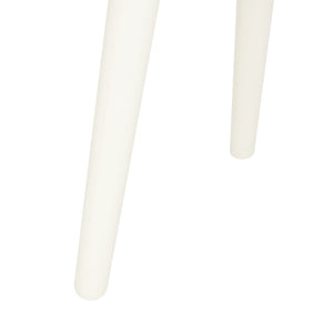 Safavieh Orion Round Accent Table - Elegant Minimalist Design For Cozy Spaces, Perfect For Home Décor & Styling Vintage White ACC5700A