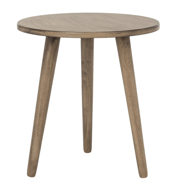 Safavieh Orion Round Accent Table - Elegant Minimalist Design For Cozy Spaces, Perfect For Home Décor & Styling Light Brown ACC5700B