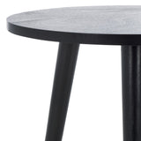 Safavieh Orion Round Accent Table  Black 15.8" x 15.8" x 16.3"