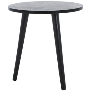 Safavieh Orion Round Accent Table  Black 15.8" x 15.8" x 16.3"