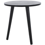 Safavieh Orion Round Accent Table  Black 15.8" x 15.8" x 16.3"