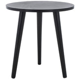 Safavieh Orion Round Accent Table  Black 15.8" x 15.8" x 16.3"