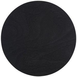 Safavieh Orion Round Accent Table  Black 15.8" x 15.8" x 16.3"
