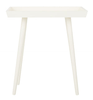 Safavieh Nonie Tray Accent Table - Scandinavian-Inspired Design For Stylish And Functional Living Spaces Vintage White ACC5701A