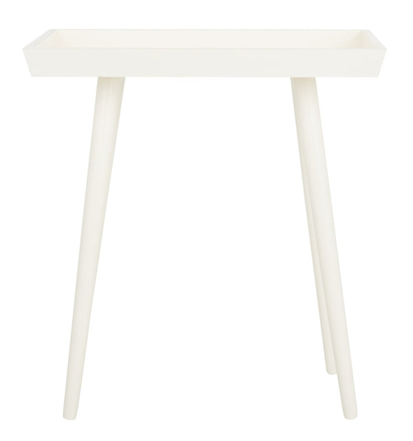 Safavieh Nonie Tray Accent Table - Scandinavian-Inspired Design For Stylish And Functional Living Spaces Vintage White ACC5701A
