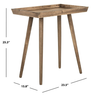 Safavieh Nonie Tray Accent Table - Scandinavian-Inspired Design For Stylish And Functional Living Spaces Light Brown ACC5701B