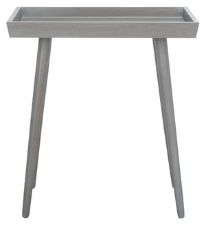 Safavieh Nonie Tray Accent Table - Scandinavian-Inspired Design For Stylish And Functional Living Spaces Slate  Grey ACC5701C