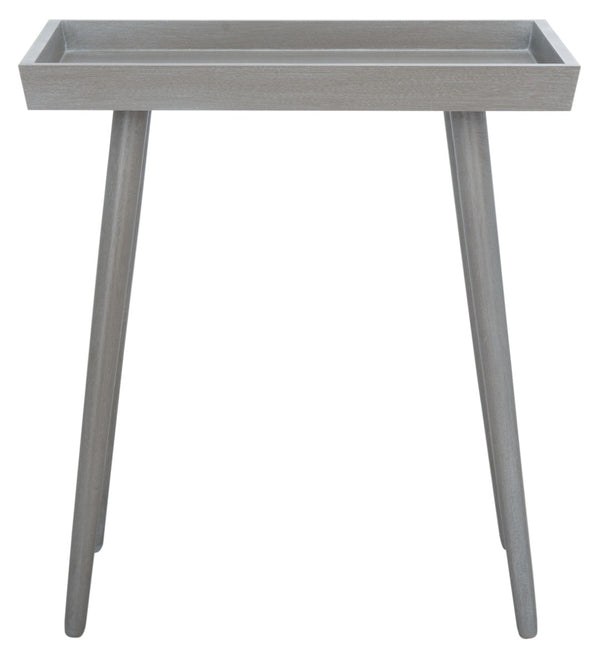 Safavieh Nonie Tray Accent Table - Scandinavian-Inspired Design For Stylish And Functional Living Spaces Slate  Grey ACC5701C