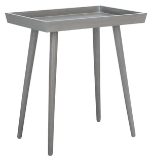 Safavieh Nonie Tray Accent Table - Scandinavian-Inspired Design For Stylish And Functional Living Spaces Slate  Grey ACC5701C