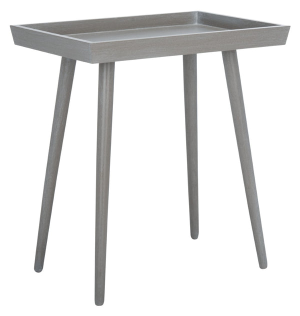 Safavieh Nonie Tray Accent Table - Scandinavian-Inspired Design For Stylish And Functional Living Spaces Slate  Grey ACC5701C