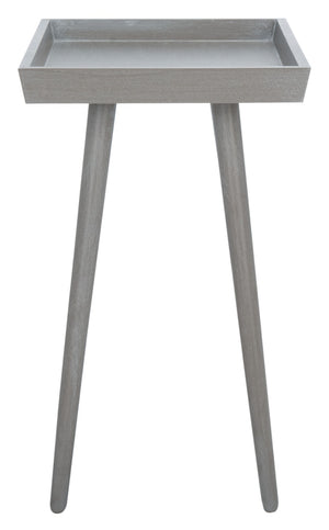 Safavieh Nonie Tray Accent Table - Scandinavian-Inspired Design For Stylish And Functional Living Spaces Slate  Grey ACC5701C