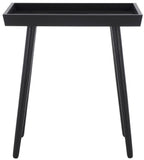 Safavieh Nonie Tray Accent Table  Black 23.5" x 15.8" x 25.3"