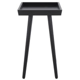 Safavieh Nonie Tray Accent Table  Black 23.5" x 15.8" x 25.3"