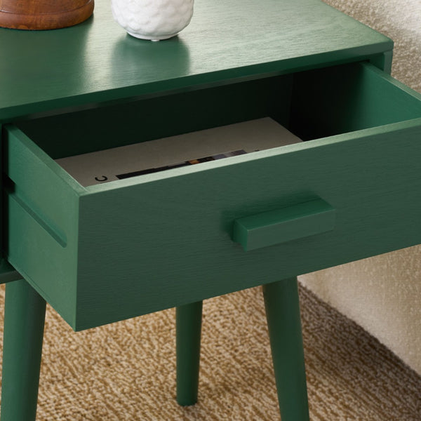 Safavieh LYLE Accent Table - Scandinavian-Inspired Design with Rich Color for Modern Living Spaces & Versatility Garden Green ACC5702E