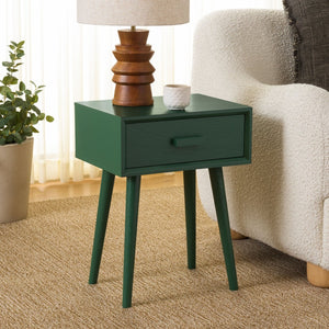 Safavieh LYLE Accent Table - Scandinavian-Inspired Design with Rich Color for Modern Living Spaces & Versatility Garden Green ACC5702E