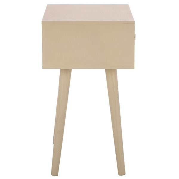 Safavieh LYLE Accent Table - Scandinavian-Inspired Design with Rich Color for Modern Living Spaces & Versatility Sand ACC5702G