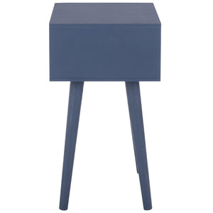 Safavieh LYLE Accent Table - Scandinavian-Inspired Design with Rich Color for Modern Living Spaces & Versatility Blue ACC5702H