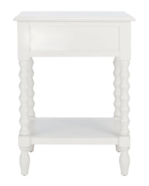 Safavieh Athena Accent Table - Classic Farmhouse Charm With Modern Design For Stylish Living Spaces And Storage Distressed White ACC5703A