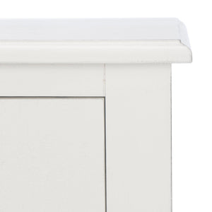 Safavieh Athena Accent Table - Classic Farmhouse Charm With Modern Design For Stylish Living Spaces And Storage Distressed White ACC5703A