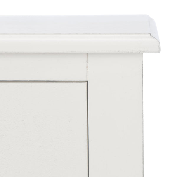 Safavieh Athena Accent Table - Classic Farmhouse Charm With Modern Design For Stylish Living Spaces And Storage Distressed White ACC5703A