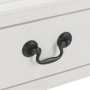 Safavieh Athena Accent Table - Classic Farmhouse Charm With Modern Design For Stylish Living Spaces And Storage Distressed White ACC5703A
