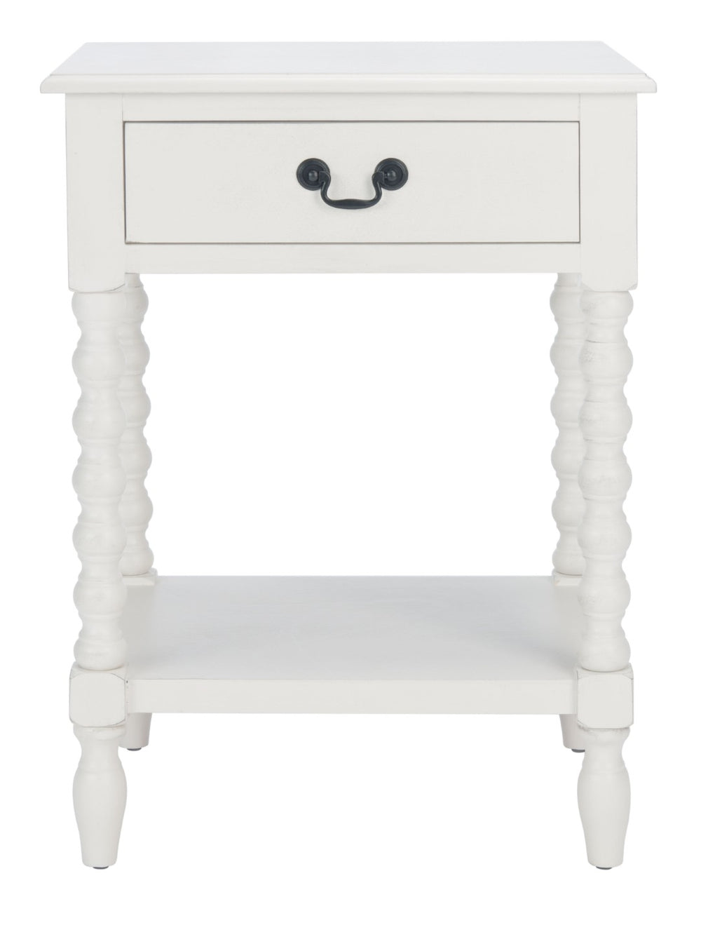 Safavieh Athena Accent Table - Classic Farmhouse Charm With Modern Design For Stylish Living Spaces And Storage Distressed White ACC5703A