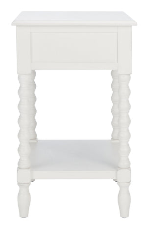Safavieh Athena Accent Table - Classic Farmhouse Charm With Modern Design For Stylish Living Spaces And Storage Distressed White ACC5703A