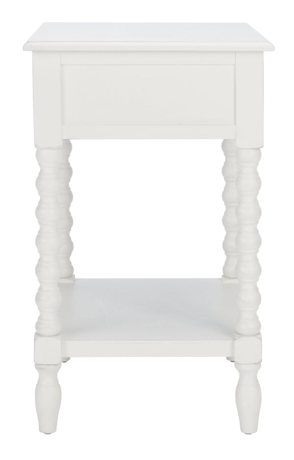 Safavieh Athena Accent Table - Classic Farmhouse Charm With Modern Design For Stylish Living Spaces And Storage Distressed White ACC5703A